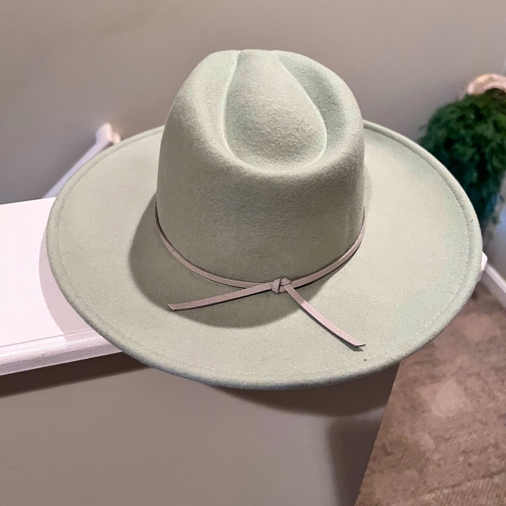 Light Green Fedora Hat
